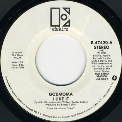 Godmoma : I Like It (7", Mono, Promo)