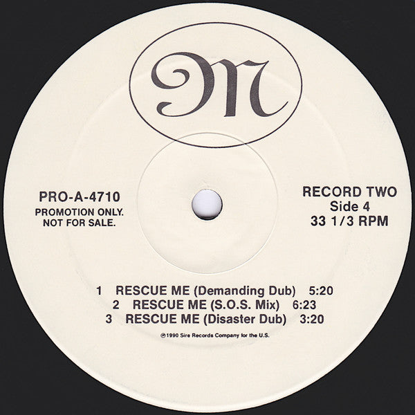 Madonna : Rescue Me (2x12", Promo)