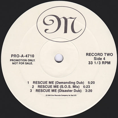 Madonna : Rescue Me (2x12", Promo)
