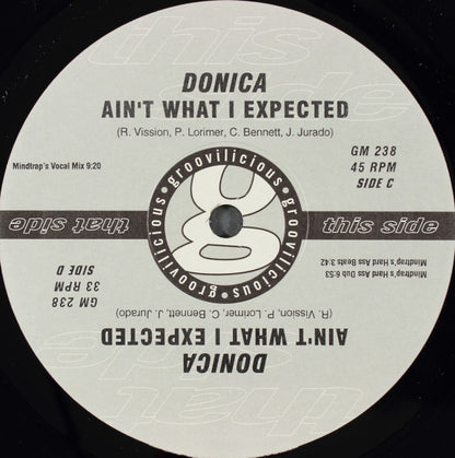 Donica* : Ain't What I Expected (2x12", Single)