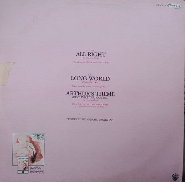 Christopher Cross : All Right (12")