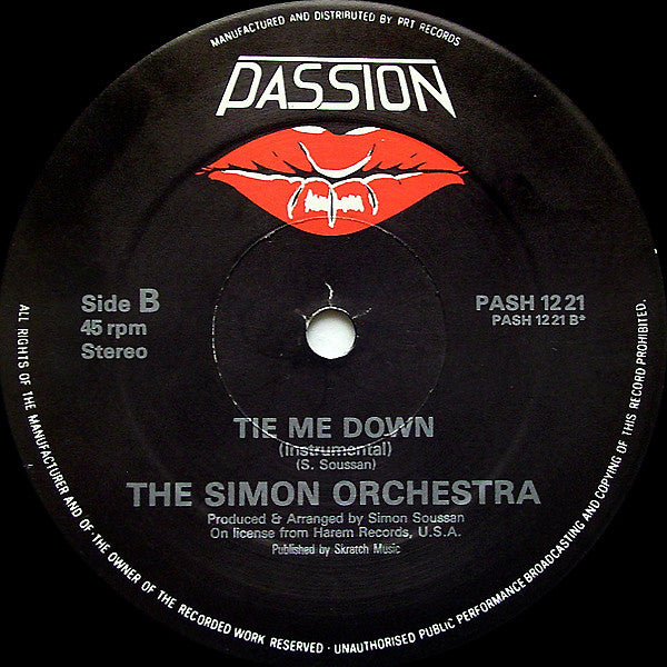 Romance (3) / The Simon Orchestra : Tie Me Down (12")