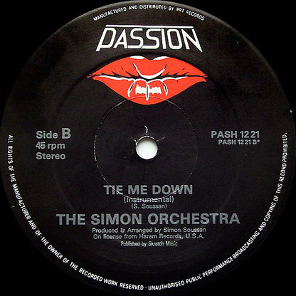 Romance (3) / The Simon Orchestra : Tie Me Down (12")