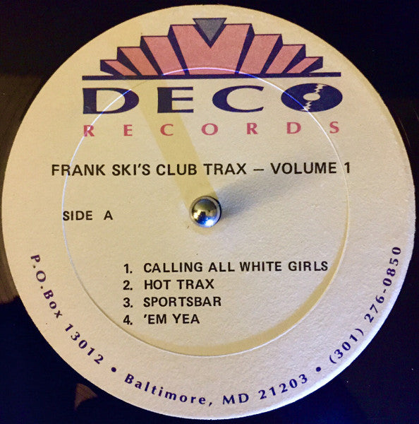 Frank Ski : Frank Ski's Club Trax - Volume 1 (12")