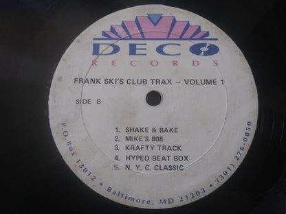 Frank Ski : Frank Ski's Club Trax - Volume 1 (12")
