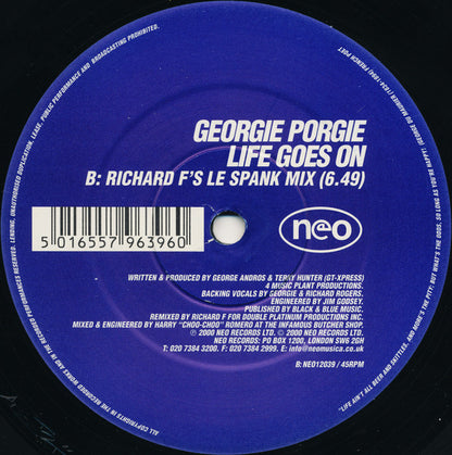 Georgie Porgie : Life Goes On (12")