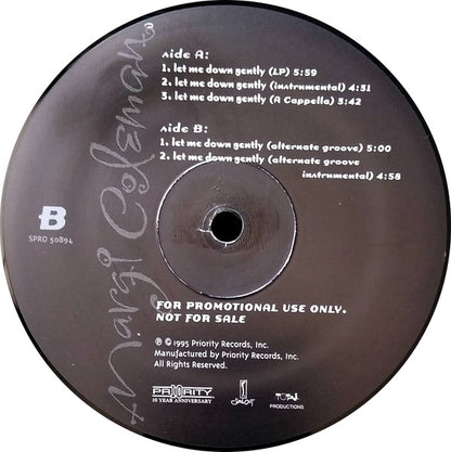 Margi Coleman : Let Me Down Gently (12", Promo)
