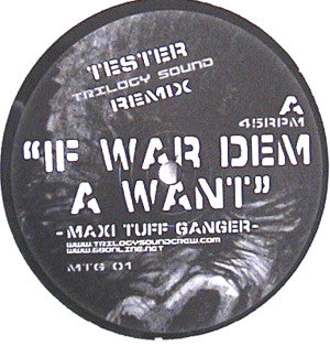 Tester Vs Capleton : Maxi Tuff Ganger (12")