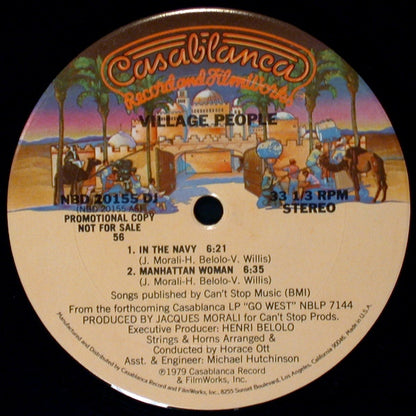 Village People : In The Navy / Manhattan Woman (12", S/Sided, Promo)