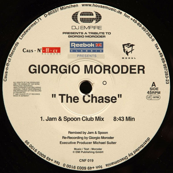 Giorgio Moroder : The Chase (2x12")