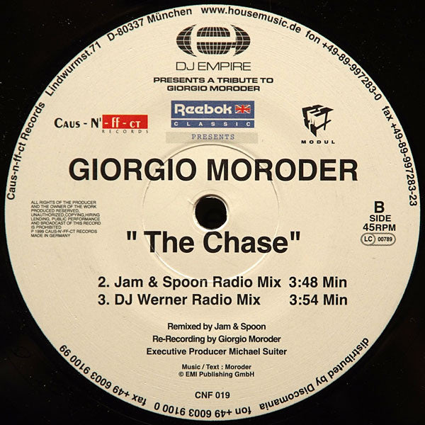 Giorgio Moroder : The Chase (2x12")