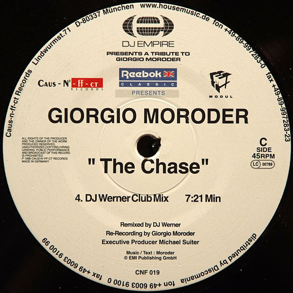 Giorgio Moroder : The Chase (2x12")