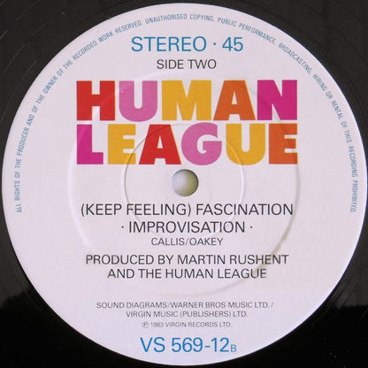Human League* : Fascination (12", Single, CBS)