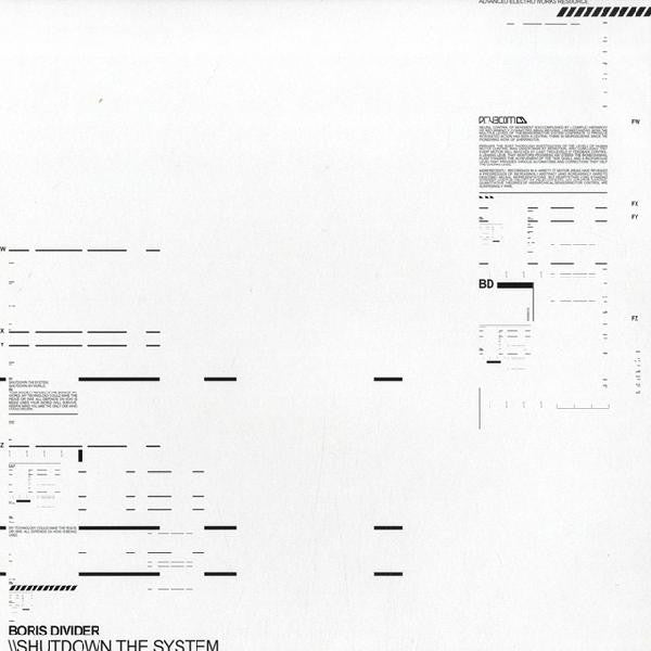Boris Divider : Shutdown The System (12")