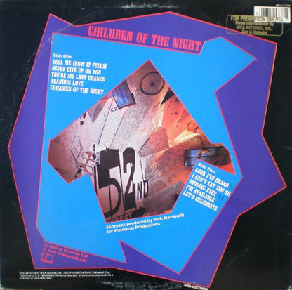 52nd Street : Children Of The Night (LP, Album, Glo)