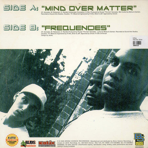 K-Otix : Mind Over Matter (12")