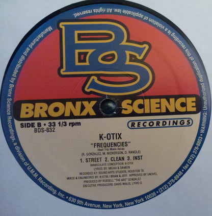 K-Otix : Mind Over Matter (12")