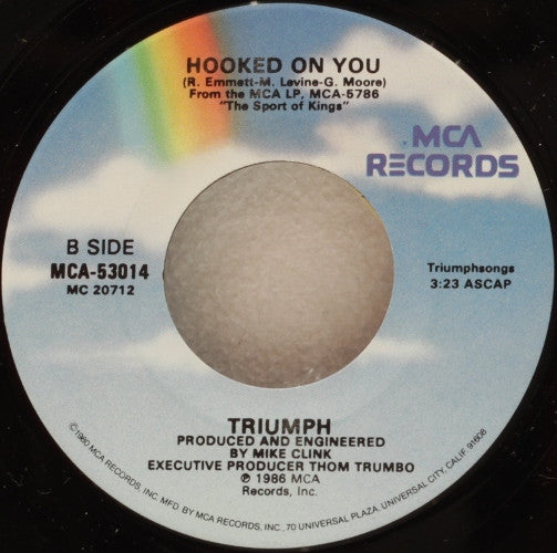 Triumph (2) : Just One Night (7", Single)