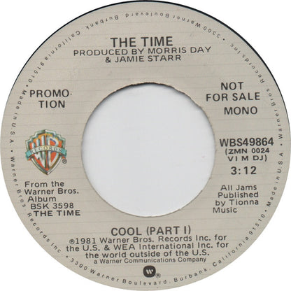 The Time : Cool (Part 1) (7", Single, Mono, Promo)