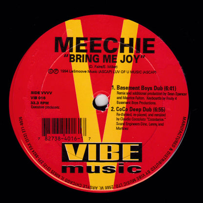 Meechie : Bring Me Joy (2x12")
