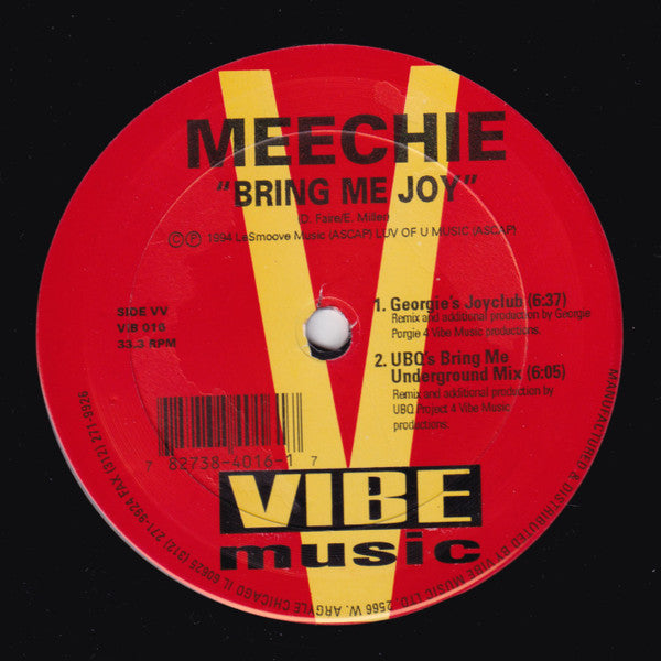 Meechie : Bring Me Joy (2x12")