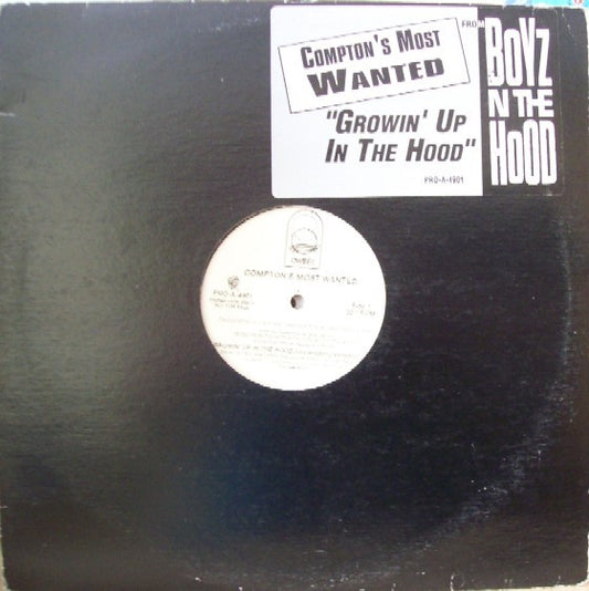 Compton's Most Wanted* : Growin' Up In The Hood (12", Promo)
