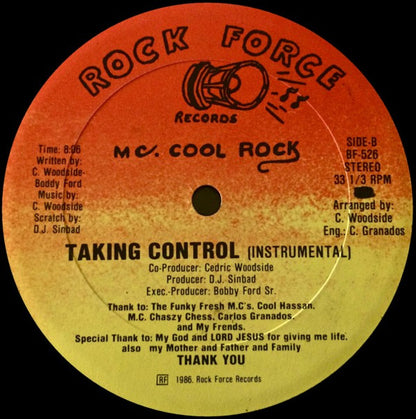 MC. Cool Rock* : Taking Control (12")