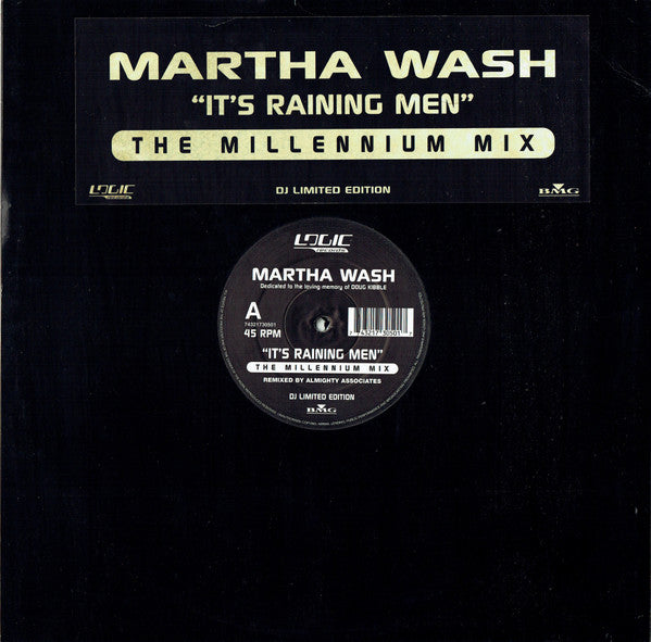 Martha Wash : It's Raining Men (The Millennium Mix) (12", Ltd)