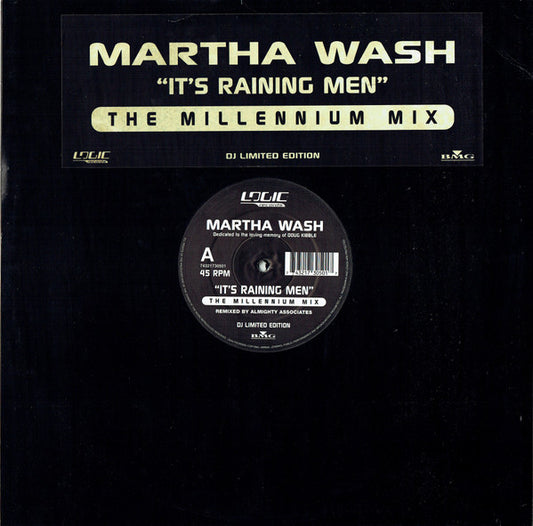 Martha Wash : It's Raining Men (The Millennium Mix) (12", Ltd)