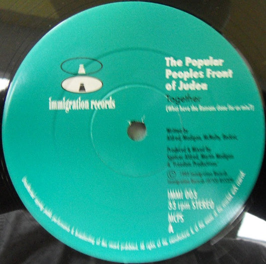 The Popular Peoples Front Of Judea : Together (12")