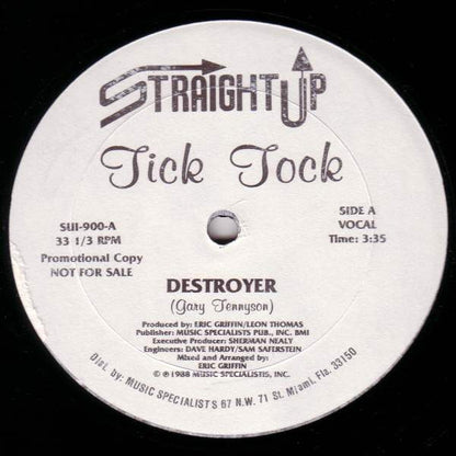 Tick Tock : Destroyer (12", Promo)