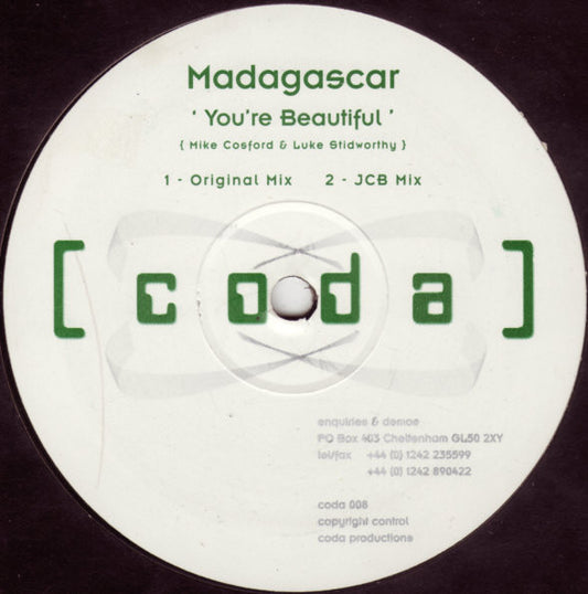 Madagascar : You're Beautiful (12")