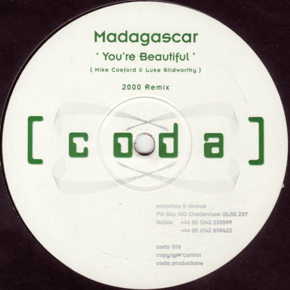 Madagascar : You're Beautiful (12")