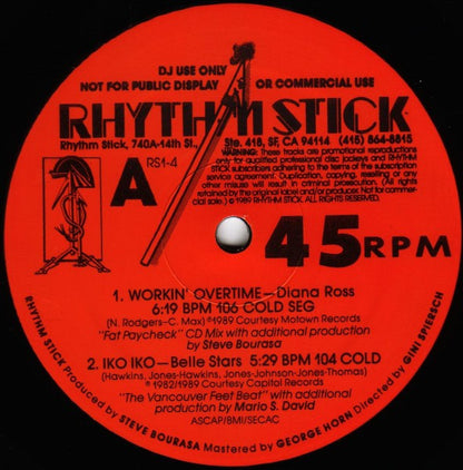 Various : Rhythm Stick 1-4 (2x12", Comp, Promo)