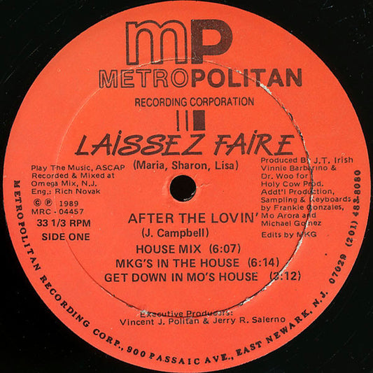 Laissez Faire : After The Lovin' (12")