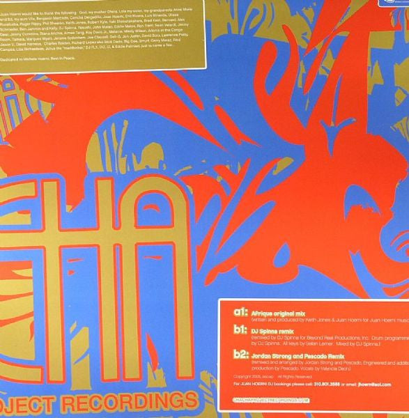 Juan Hoerni & Keith Jones (2) : Afrique (12")