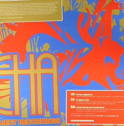 Juan Hoerni & Keith Jones (2) : Afrique (12")