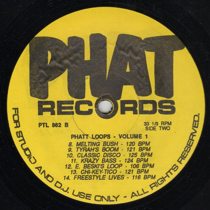 Various : Phatt Loops Volume 1 (LP, Comp, Unofficial)
