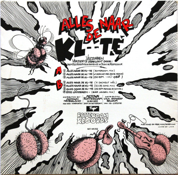 Euromasters : Alles Naar De Kl--te (12")