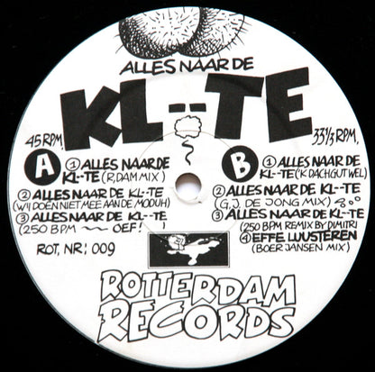 Euromasters : Alles Naar De Kl--te (12")