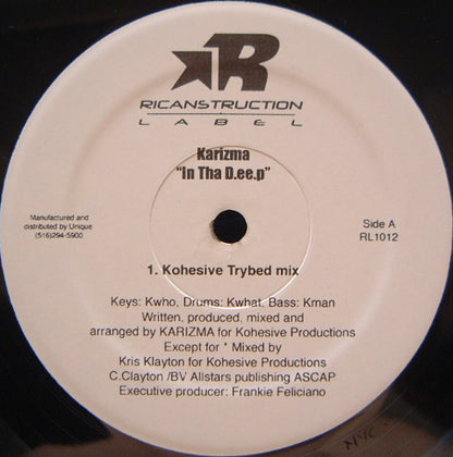 Karizma : In Tha D.ee.p (12")