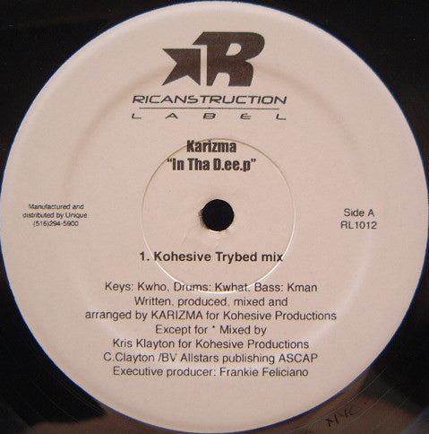 Karizma : In Tha D.ee.p (12")