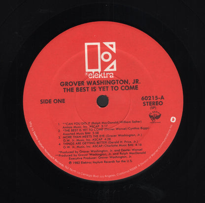 Grover Washington, Jr. : The Best Is Yet To Come (LP, Album, SP )