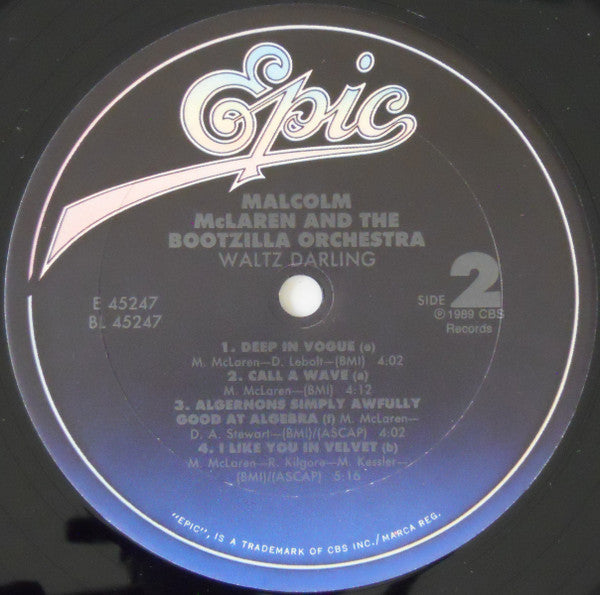 Malcolm McLaren And The Bootzilla Orchestra : Waltz Darling (LP, Album)