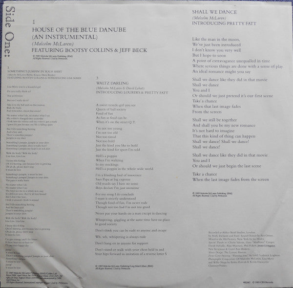 Malcolm McLaren And The Bootzilla Orchestra : Waltz Darling (LP, Album)