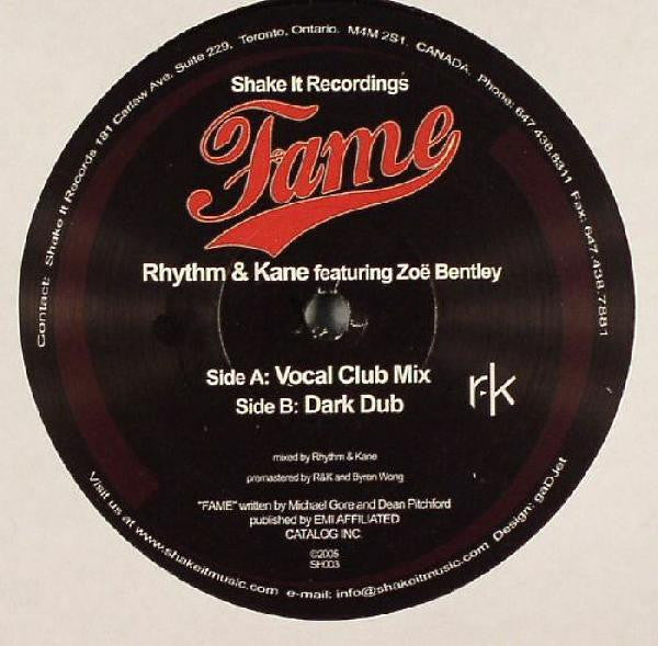 Rhythm & Kane : Fame (12")