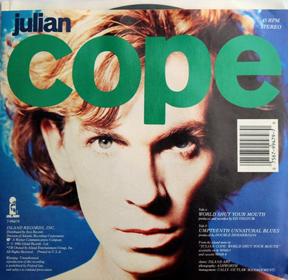 Julian Cope : World Shut Your Mouth (7", Single, Spe)