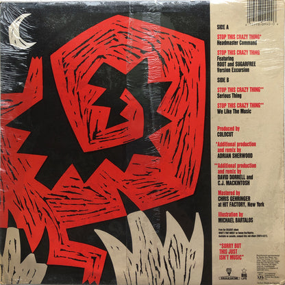 Coldcut Featuring Junior Reid And Ahead Of Our Time Orchestra : Stop This Crazy Thing (12", Single)
