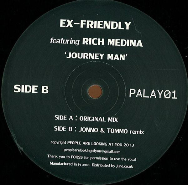 Ex-Friendly Featuring Rich Medina : Journey Man (12")