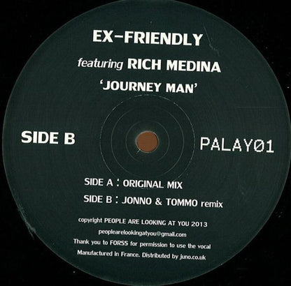 Ex-Friendly Featuring Rich Medina : Journey Man (12")